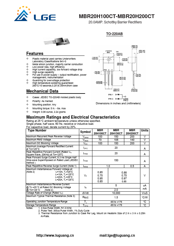 MBR20H200CT