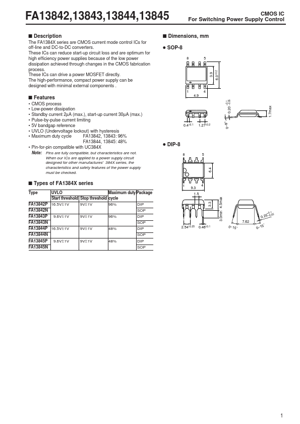 FA13844P Fuji Electric