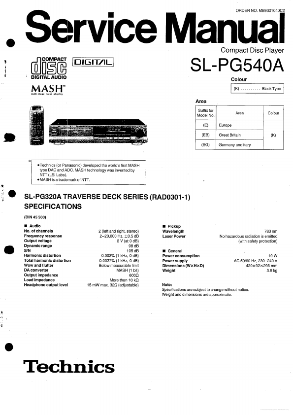 <?=SL-PG540A?> डेटा पत्रक पीडीएफ