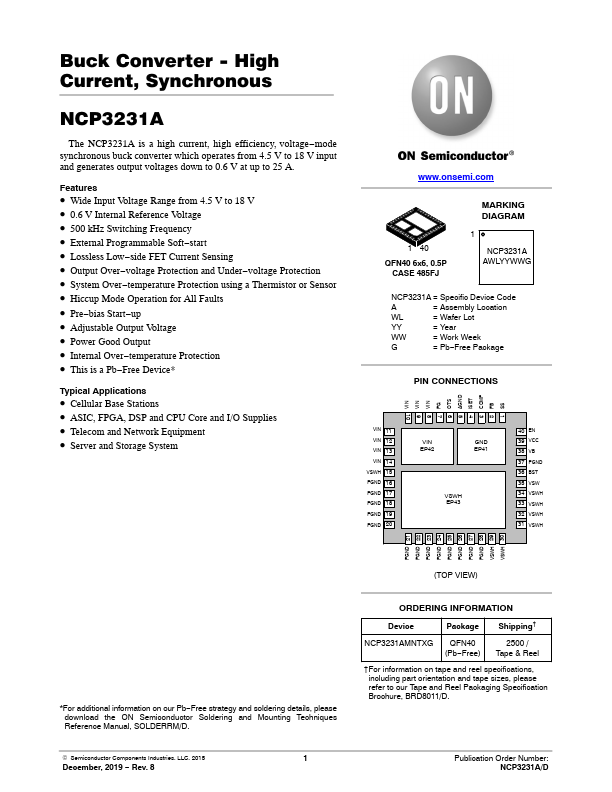 NCP3231A ON Semiconductor