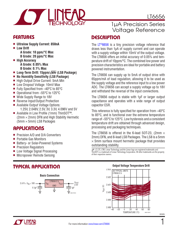 LT6656 Linear Technology