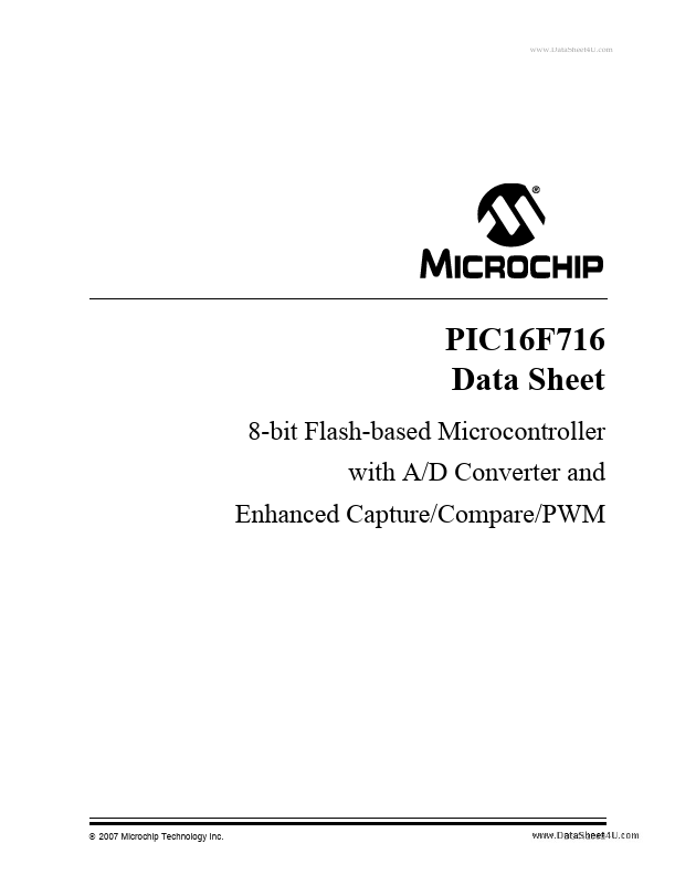 16F716 Microchip Technology