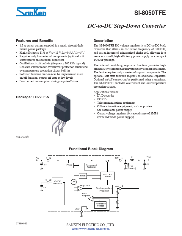 <?=SI-8050TFE?> डेटा पत्रक पीडीएफ