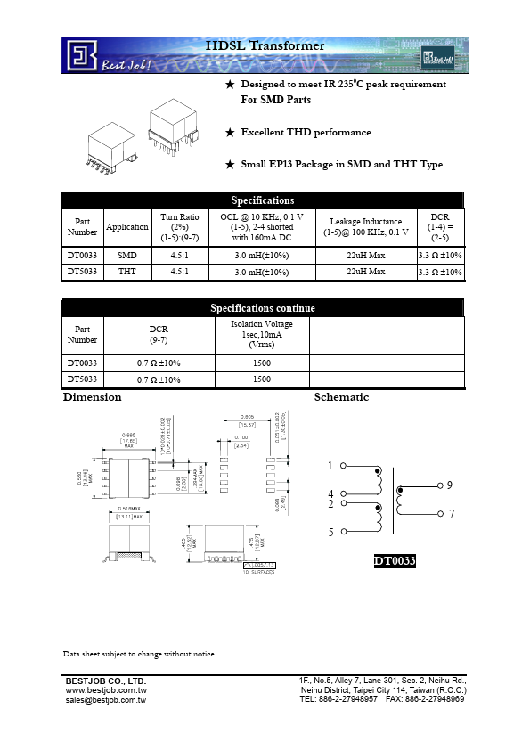 DT5033