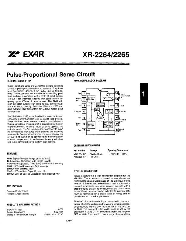 XR-2265 Exar Corp