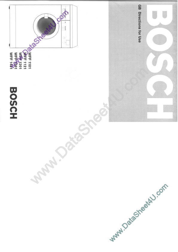 WFF1101 Datasheet | BOSCH - Datasheetspdf.com