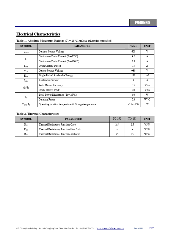 PN4HN60-DAI-T1