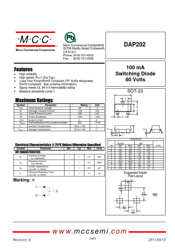 DAP202 MCC