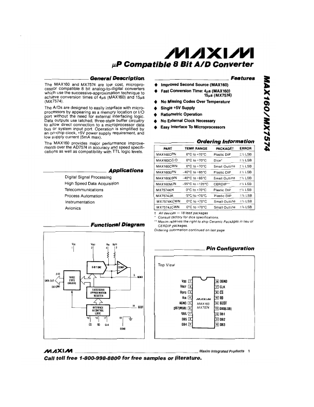 MAX7574 Maxim Integrated