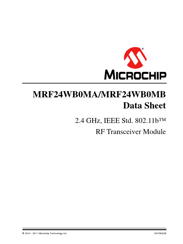 MRF24WB0MB Microchip