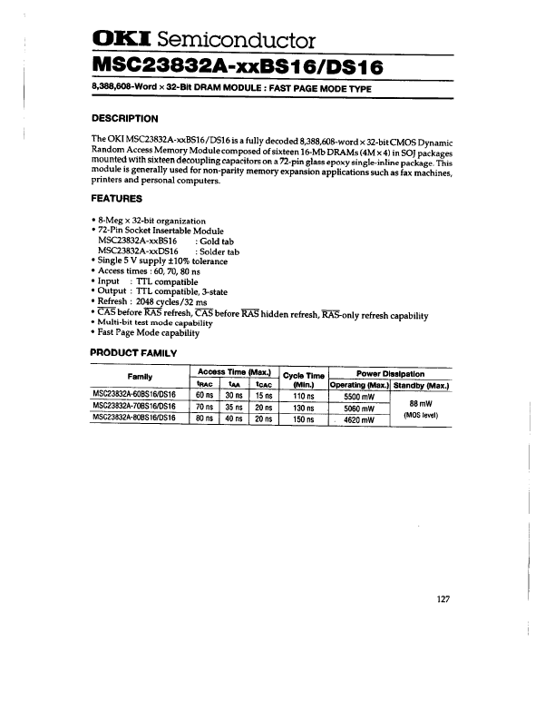 <?=MSC23832A-60BS16?> डेटा पत्रक पीडीएफ