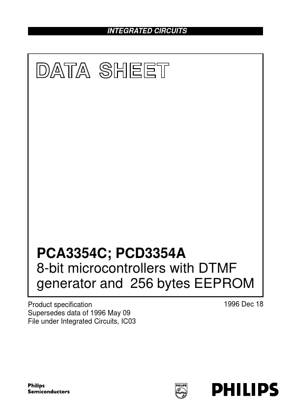 <?=PCA3354C?> डेटा पत्रक पीडीएफ