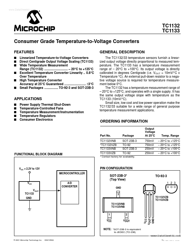 TC1132 Microchip Technology