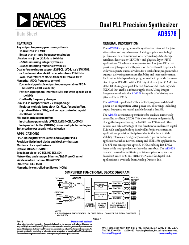 AD9578 Analog Devices