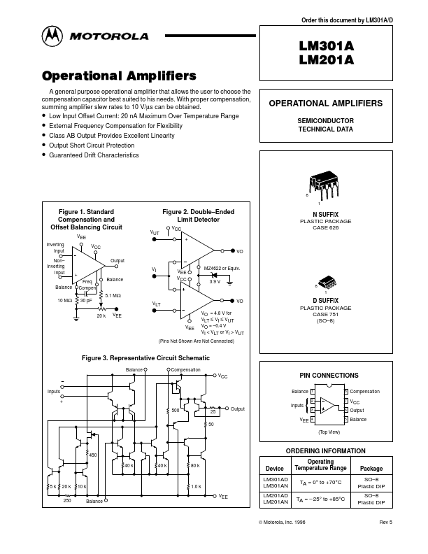LM301 ON Semiconductor