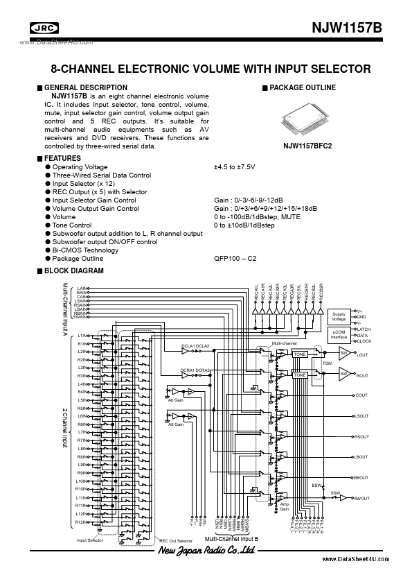 NJW1157B JRC