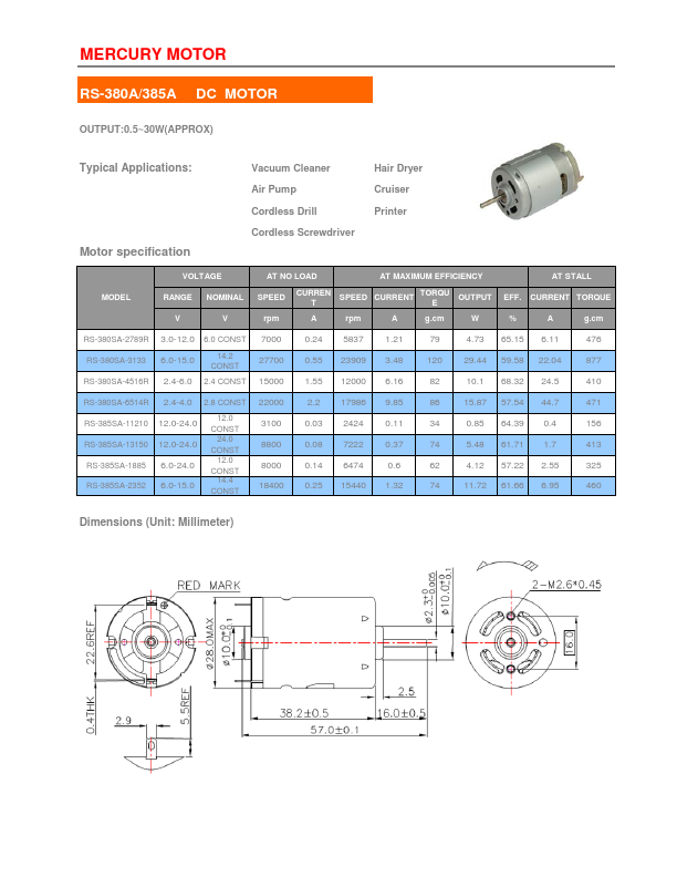 <?=RS-380SA-6514R?> डेटा पत्रक पीडीएफ