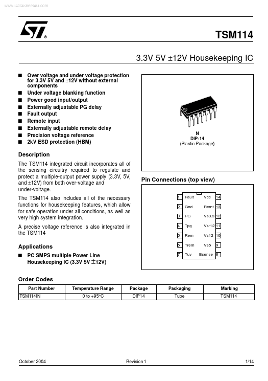 TSM114 ST Microelectronics