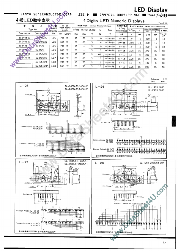 SL1405-20 Sanyo Electric