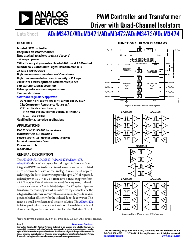 ADuM3473 Analog Devices
