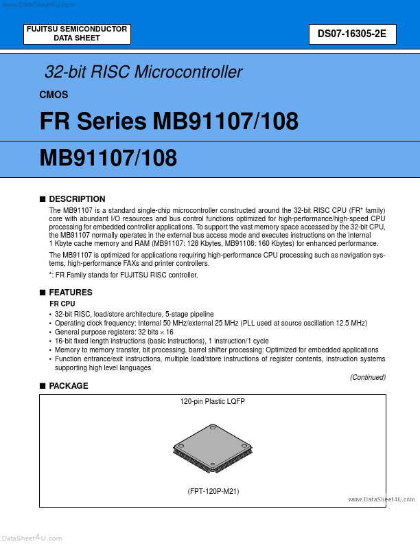 MB91107 Fujitsu Media Devices
