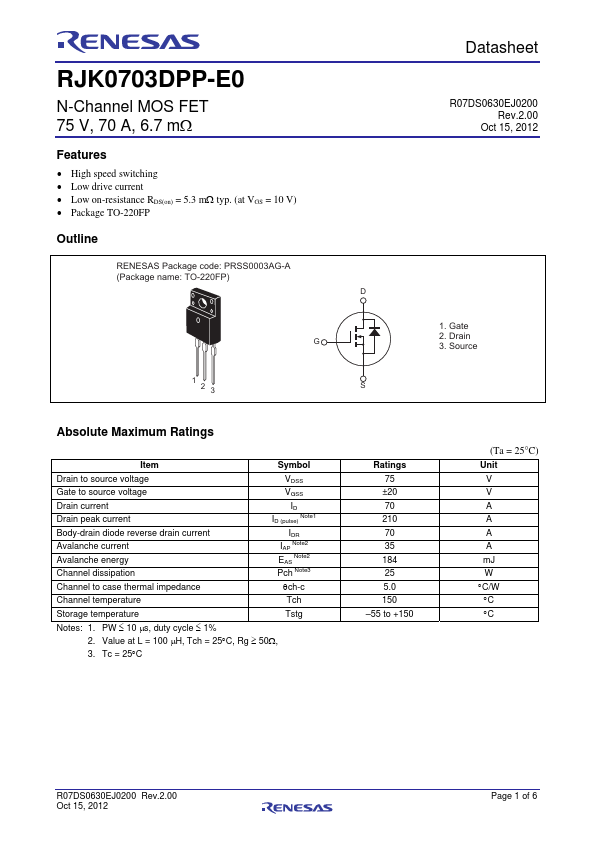 RJK0703DPP-E0