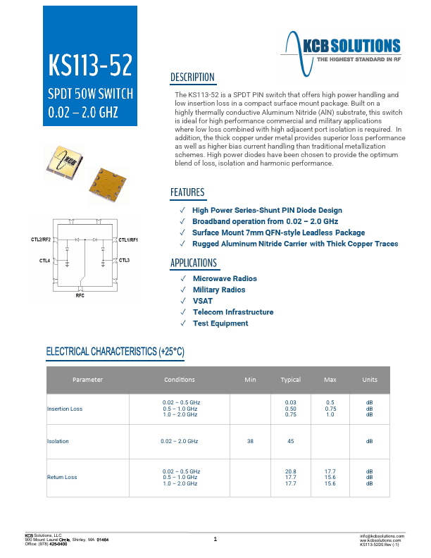 KS113-52 KCB Solutions