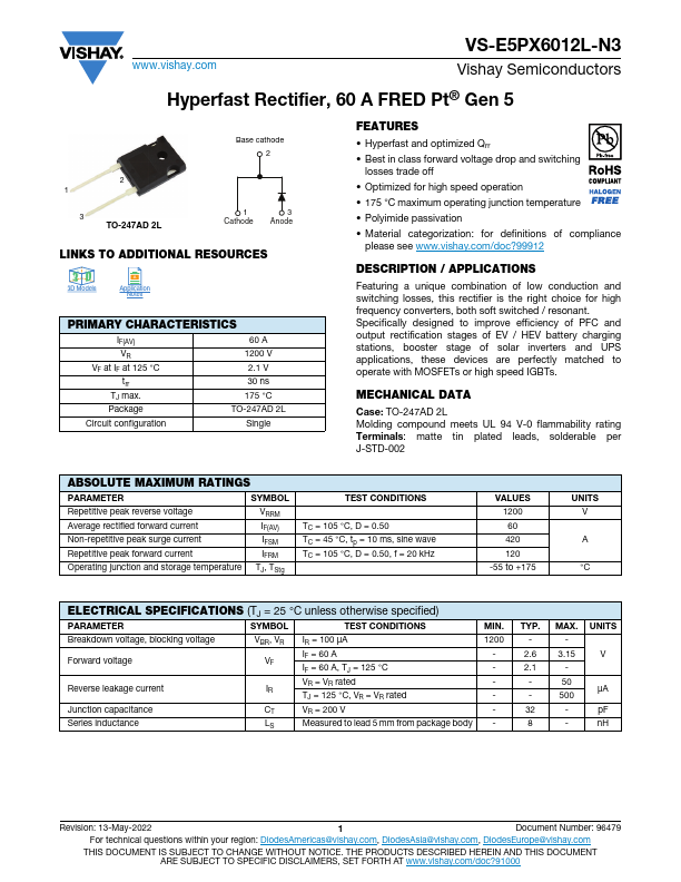 <?=VS-E5PX6012L-N3?> डेटा पत्रक पीडीएफ