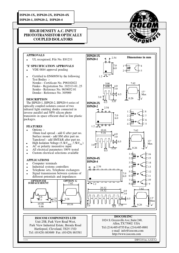 ISP620-2X ETC