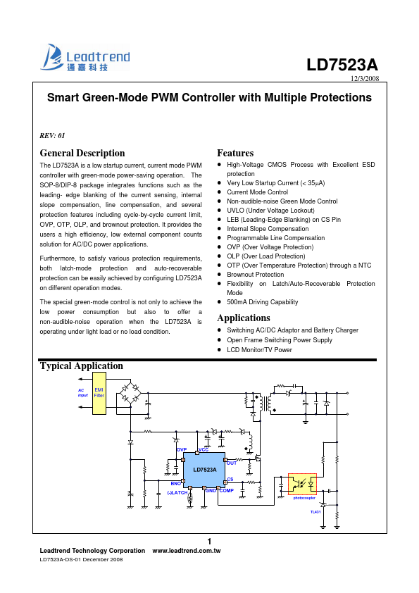 LD7523A Leadtrend