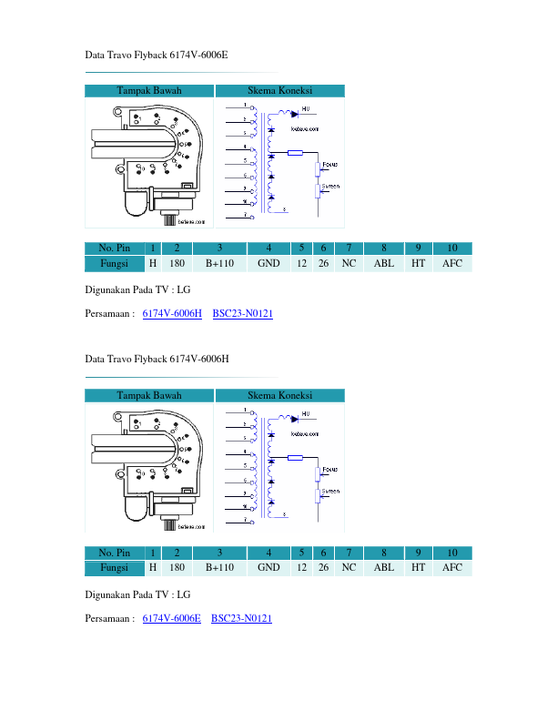 <?=6174V-6006H?> डेटा पत्रक पीडीएफ