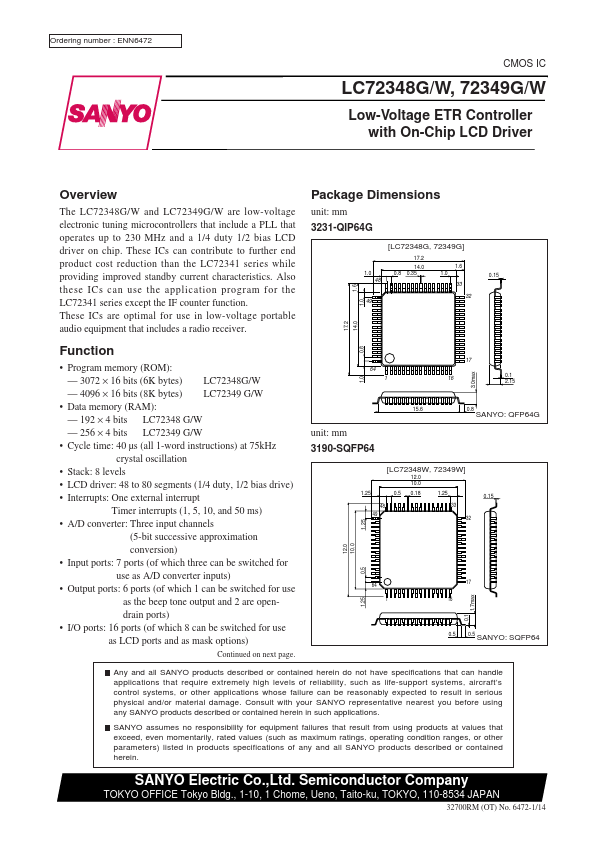 LC72349W