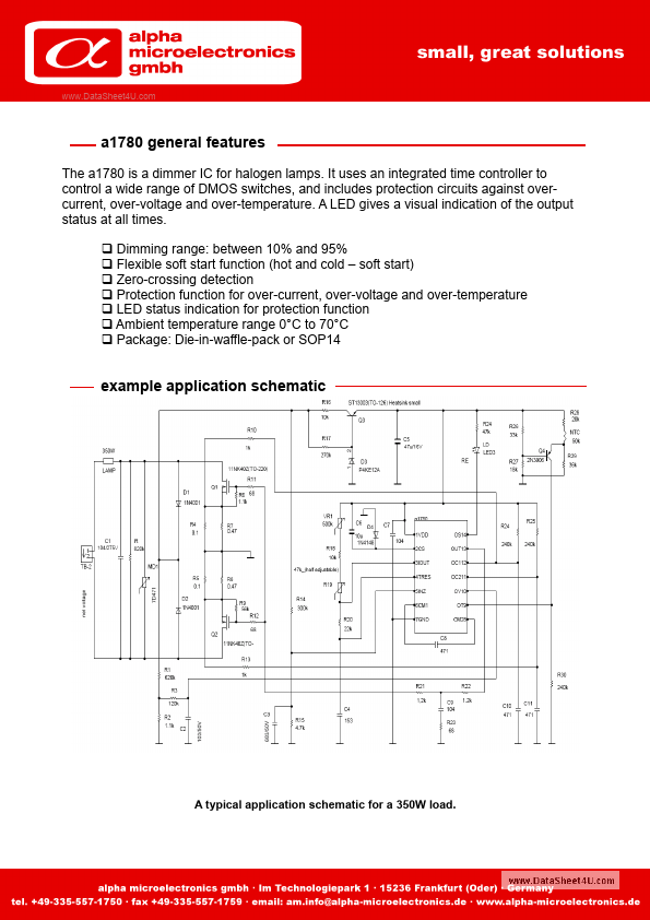 A1780 Alpha Microelectronics