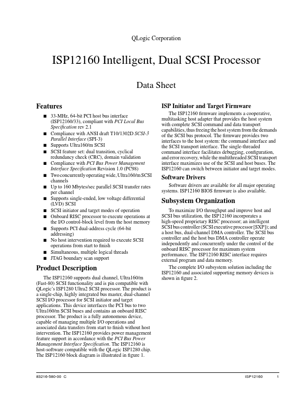 ISP12160 QLogic