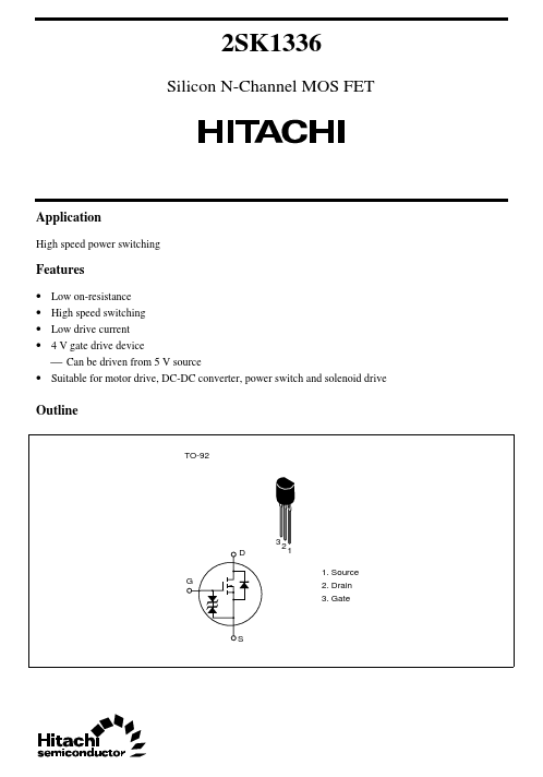 K1336 Hitachi Semiconductor