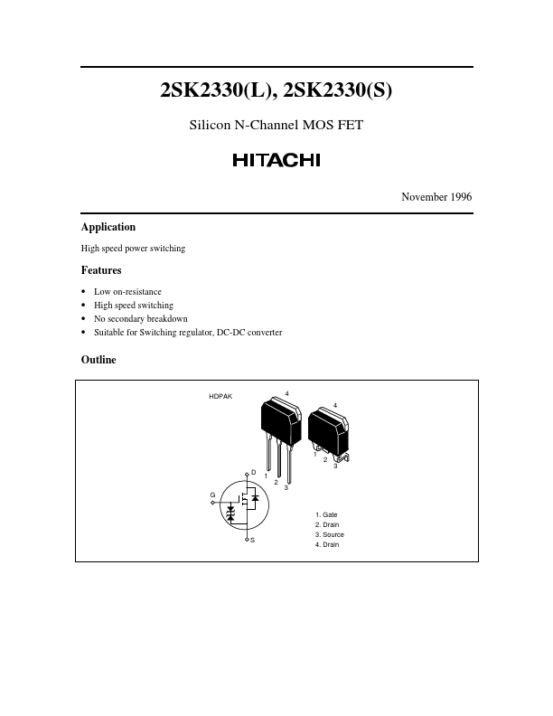 2SK2330L Hitachi
