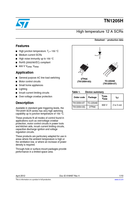 TN1205H