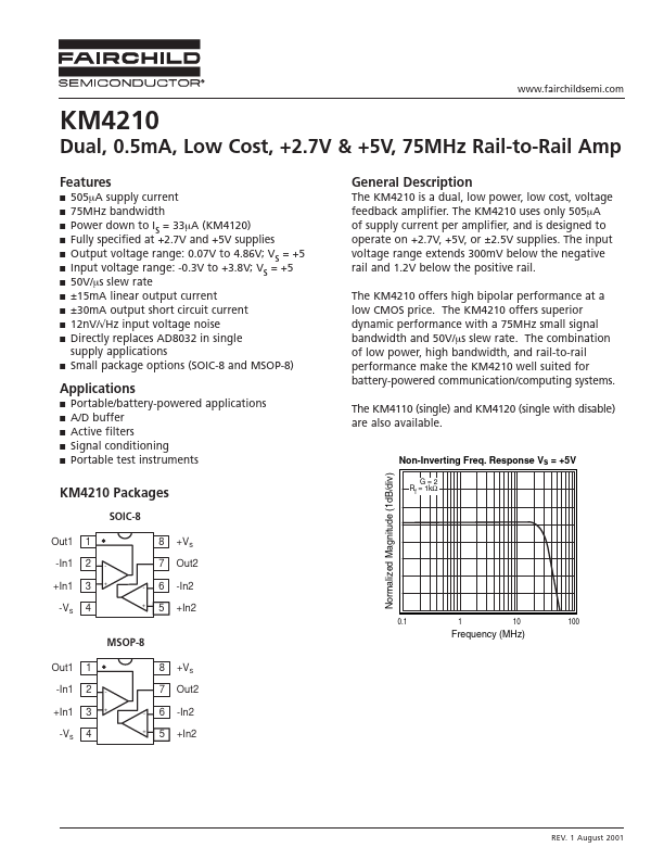 KM4210 Fairchild Semiconductor