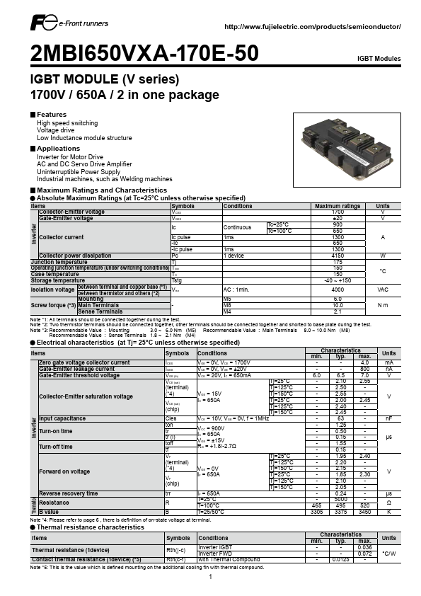 <?=2MBI650VXA-170E-50?> डेटा पत्रक पीडीएफ