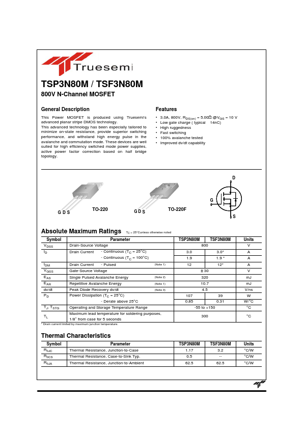 <?=TSP3N80M?> डेटा पत्रक पीडीएफ