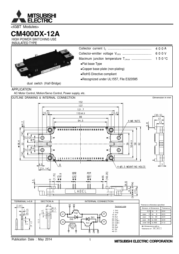 CM400DX-12A