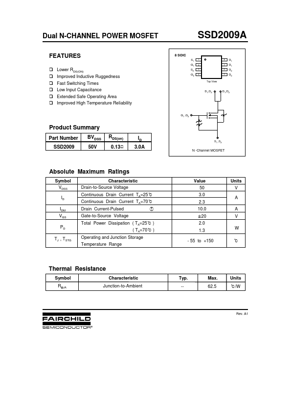 <?=SSD2009A?> डेटा पत्रक पीडीएफ