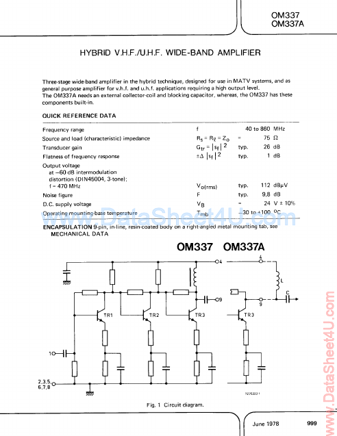 <?=OM337?> डेटा पत्रक पीडीएफ
