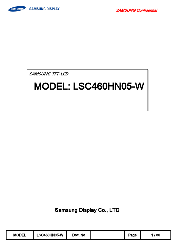 LSC460HN05-W