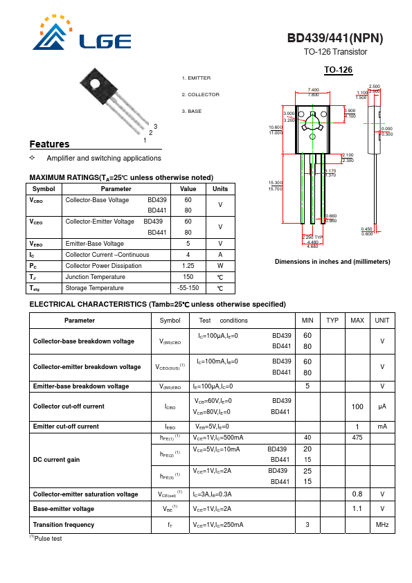 BD441 LGE