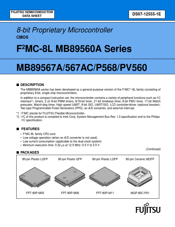 MB89PV560 Fujitsu Media Devices