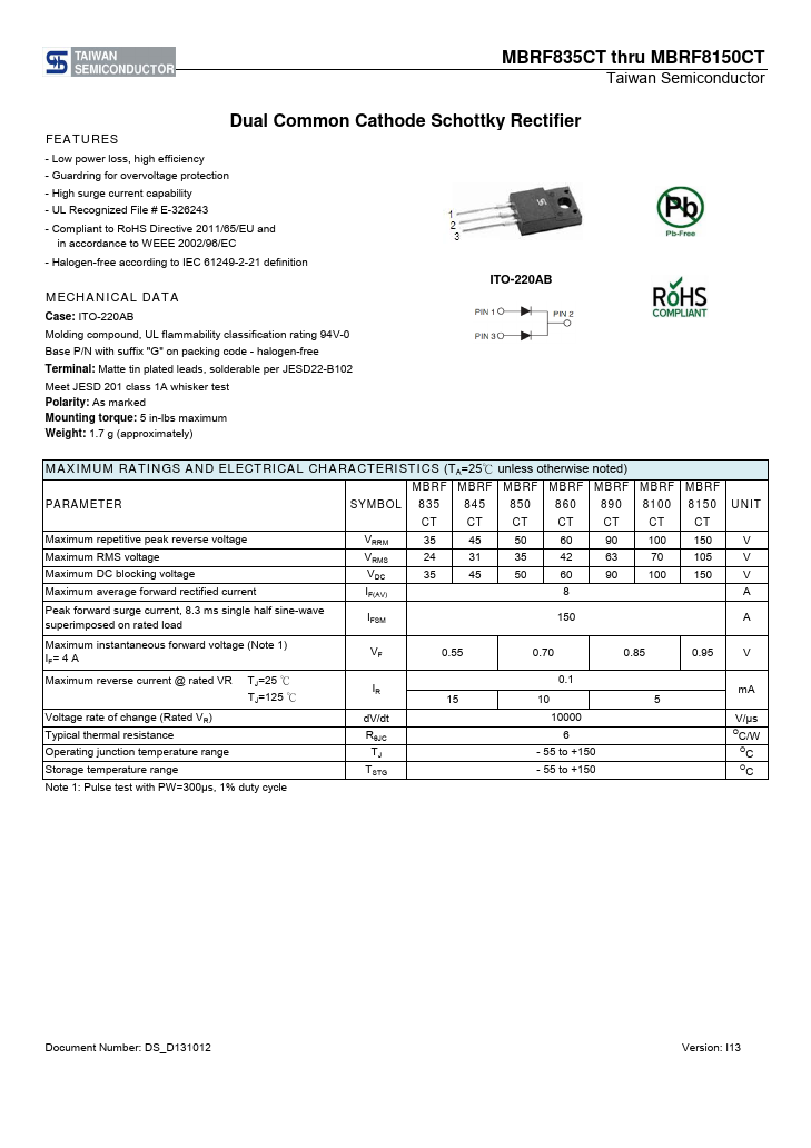 MBRF8100CT