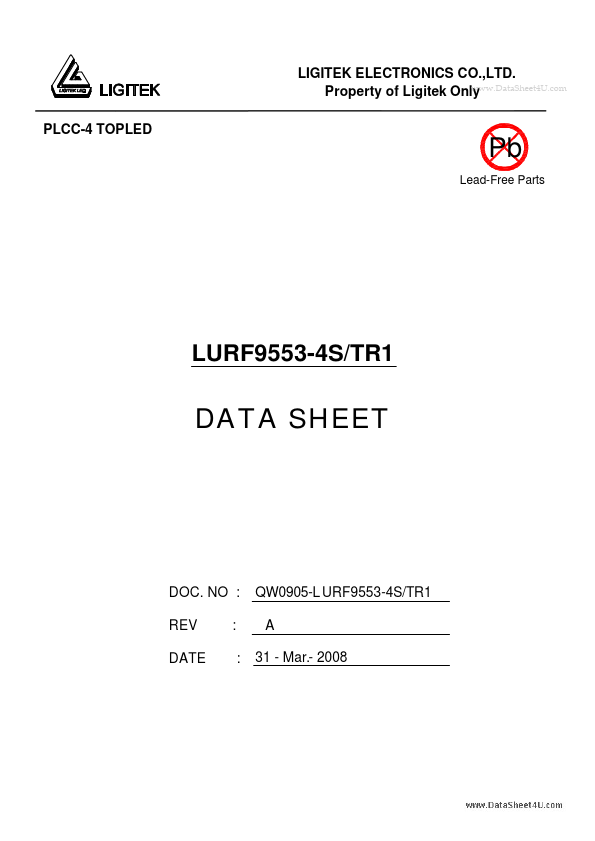 <?=LURF9553-4S-TR1?> डेटा पत्रक पीडीएफ