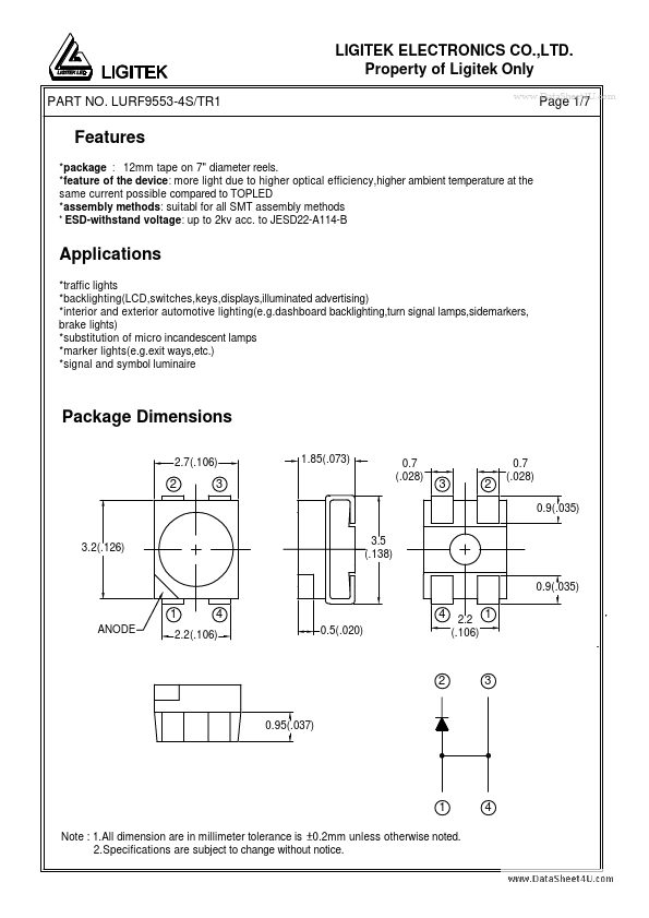 LURF9553-4S-TR1