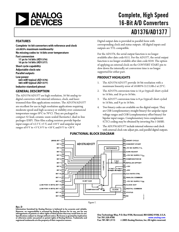 AD1377 Analog Devices